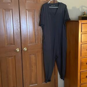 Like new, very unique Zenana knit jumpsuit.  Size L